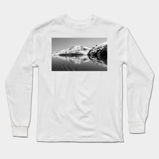 Alaska Reflections Black & White Long Sleeve T-Shirt